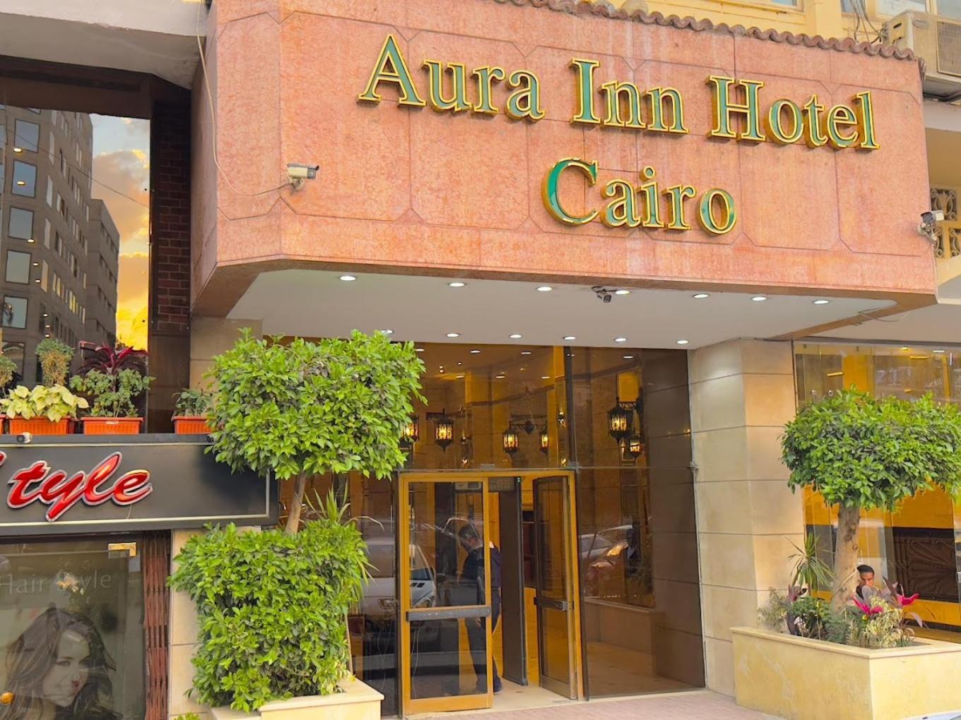 Aura Inn Hotel Cairo Giza Buitenkant foto